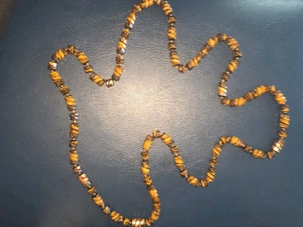 Vintage Tiger's Eye Bead Necklace